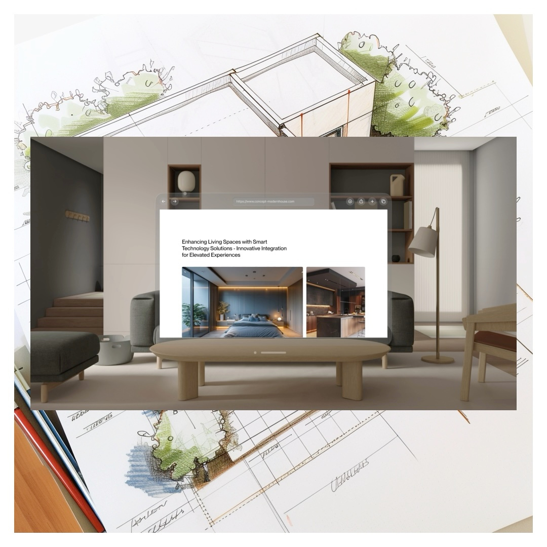 CONCEPT - Modern Houses Design Studio adobe premiere after effects animation interface modern house principle ui ui design ux ux design website