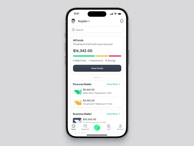 Swift Fintech App iOS UI Kit #2 animation app banking cash clean creative design ios minimal mobile app money motion ui ui design ux