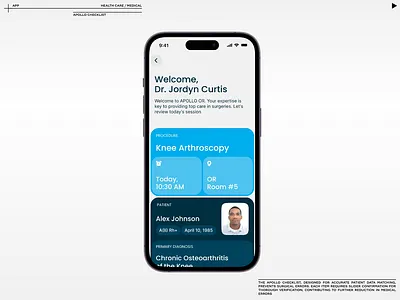 APP Medical / Health Care - APOLLO Checklist animation apollo app checklist health care medical mobile ui ux