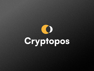 Cryptopos Logo blockchain branding crypto cryptocurrencies design designer divisas finance graphic design illustration logo logodesign logotype