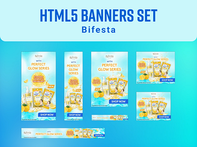 HTML5 Banners Set • Bifesta