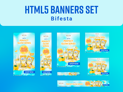 HTML5 Banners Set • Bifesta