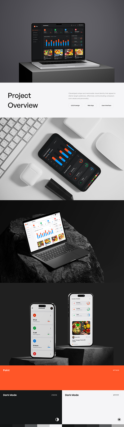 Fitness App Design dashboard fitness ui user interface web design