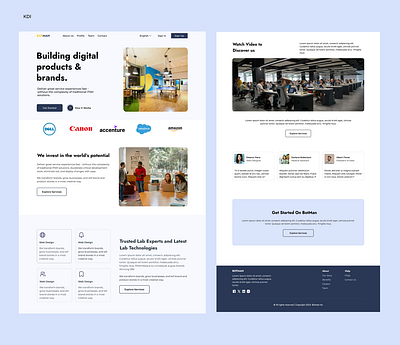 Landing Page figma landing page ui ux ux design