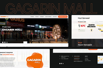 Gagarin Mall - Shopping Center design mall shopping center ui ui desgin ux ux design web design web development wordpress