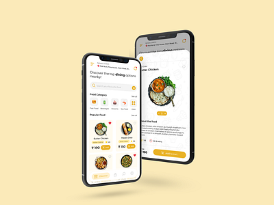 Eatsy - Food App app food app ui ux