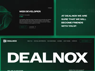 Dialnox-It Courses courses design it it courses landing page ui design ux design web design wordpress