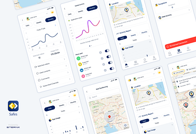 Safes Application app app design design ui ui design uiux