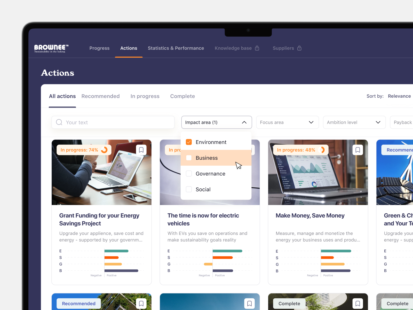 Example of Saa S Web App Design: Crm, Erp, Dashboard
