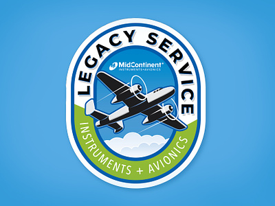 Legacy Service - Sticker Design aircraft aviation graphic design illustration legacy logo vector