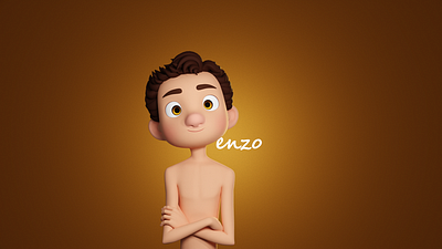 Enzo 3d cartoon cartoon character character design design stylised stylized toon