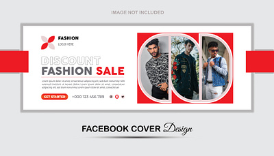 Fashion sale social media facebook cover design