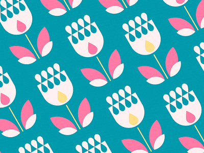 Spring pattern [VOL.1] adobe illustrator design flowers graphic design palette pattern spring spring color palette spring palette vector