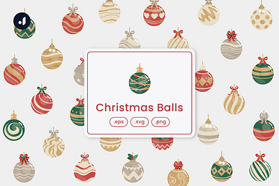 Christmas Balls Illustration christmas christmas balls illustration christmas decor christmas globe christmas holiday christmas illustration christmas ornament christmas winter happy christmas happy holidays landing page template merry merry christmas winter winter festival winter holiday winter vacation