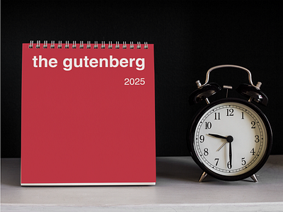 The Gutenberg, 2025 design graphic design illustration typography