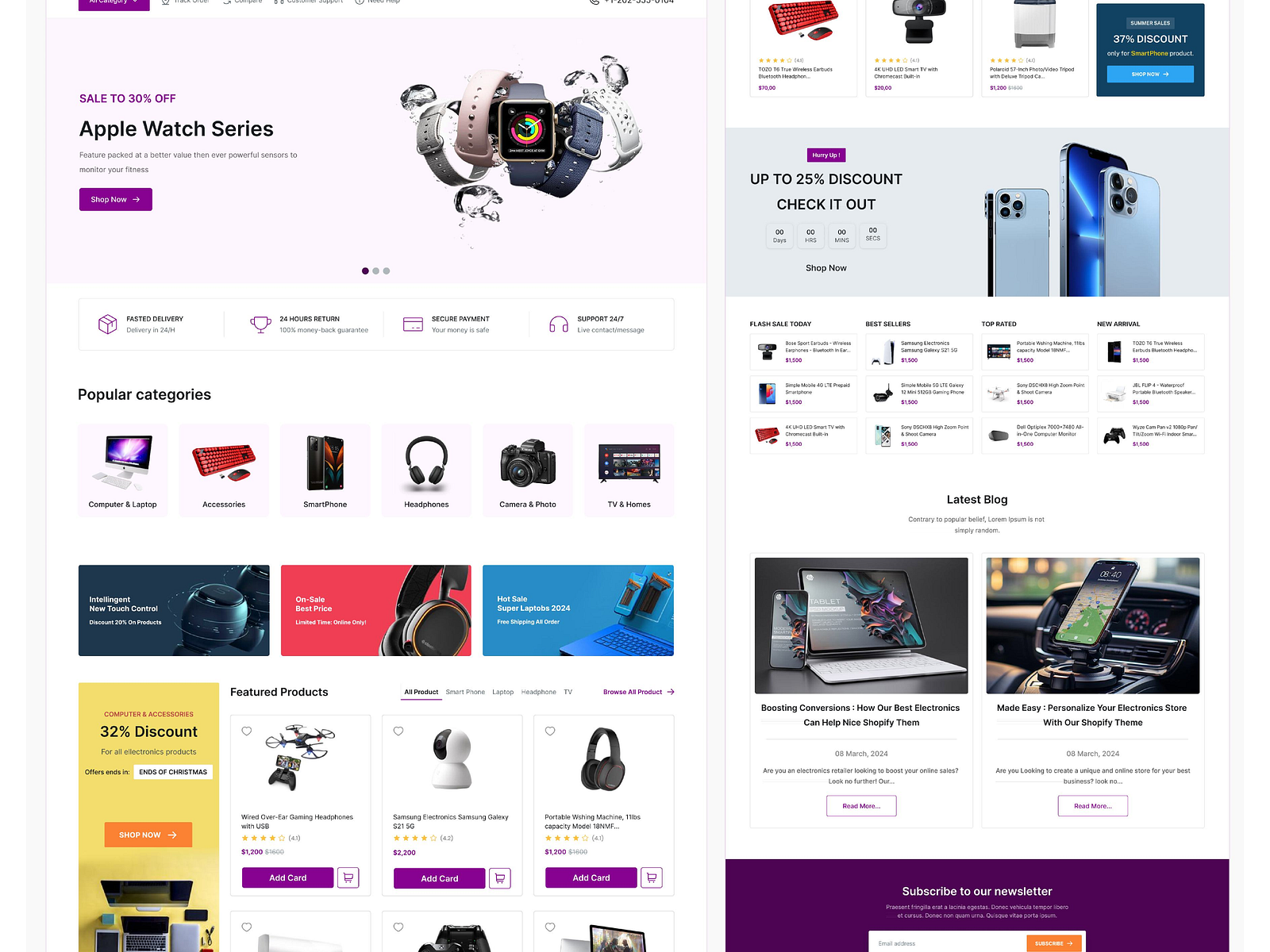 WebSite Ecommerce by Hosam Alaa on Dribbble