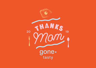 Thanks Mom Branding brand identity branding breakfast design egg fun graphic design illustration logo logo design tasty thanks mom thanksmom typography vector