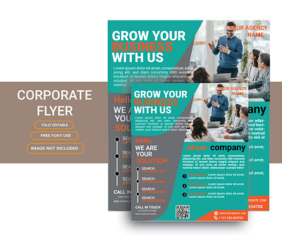 BUSINESS FLYER DESIGN brand branding business flyer company corporate flyer flyer graphic design marketing flyer