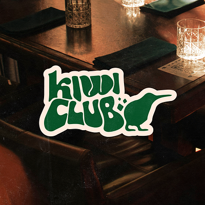 KiwiClub branding logo merch vizual identity