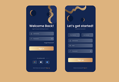 DailyUI 001:Sign up/Sign in 001 app appdesign behance branding createaccount dailyui graphic design illustration password signin signup ui ux