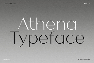 Athena - An Elegant Sans Serif athena an elegant sans serif beautiful bold books branding broadway display fashion headline logos magazine minimal poster simple thin