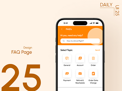 Day 25: FAQ Page content design daily ui challenge faq page design information architecture microcopy ui design user experience user interface