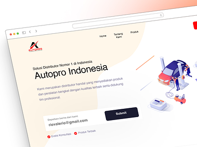 Website Autopro ui