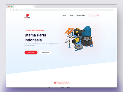 Website Utama Parts ui