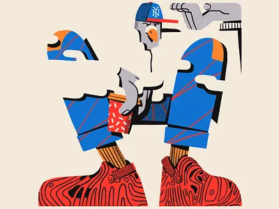 NYC series all the pretty colors character coffee fashion illustration nathan walker new york nyc salehe bembury