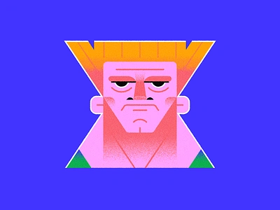 Guile 1990s arcade capcom character design fighting guile illustration street fighter video game