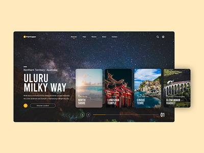 Travel Homepage branding design graphic design homepage ui ux website