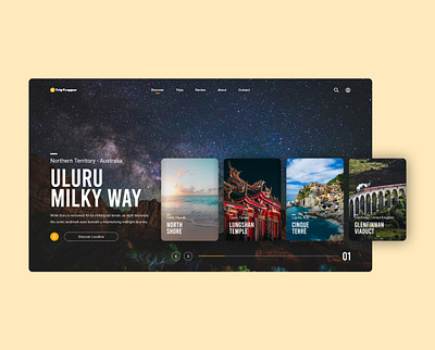 Travel Homepage branding design graphic design homepage ui ux website