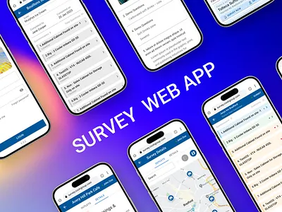 Survey Web App (For Mobile and Tablet) bestdesigner clean designer figma kalarmoon mobile productdesign uiux wireframe