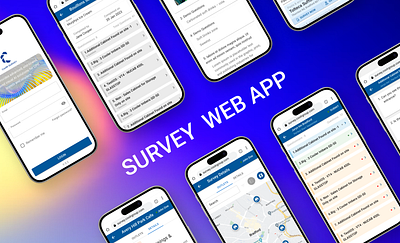Survey Web App (For Mobile and Tablet) bestdesigner clean designer figma kalarmoon mobile productdesign uiux wireframe