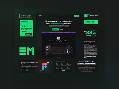 Agency Landing Page comingsoon designweb excitingtimes landingpage newwebsite sneakpeek ui uiagency uidesigner uiinspiration uitrends uiuxdesign webpagepesign