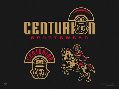 Centurion Sportswear | Branding athletics badge design bold brand identity branding centurion clean custom type horse logo logo design modern rome sports sports branding sports logo sportswear
