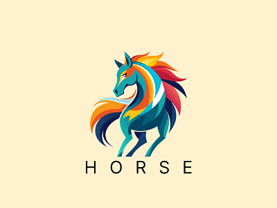 Horse Logo branding design graphic design horse horse design horse graphic horse graphic design horse logo horse logo design horse vector horse vector design horse vector logo illustration logo unicorn unicorn graphic unicorn logo design vector