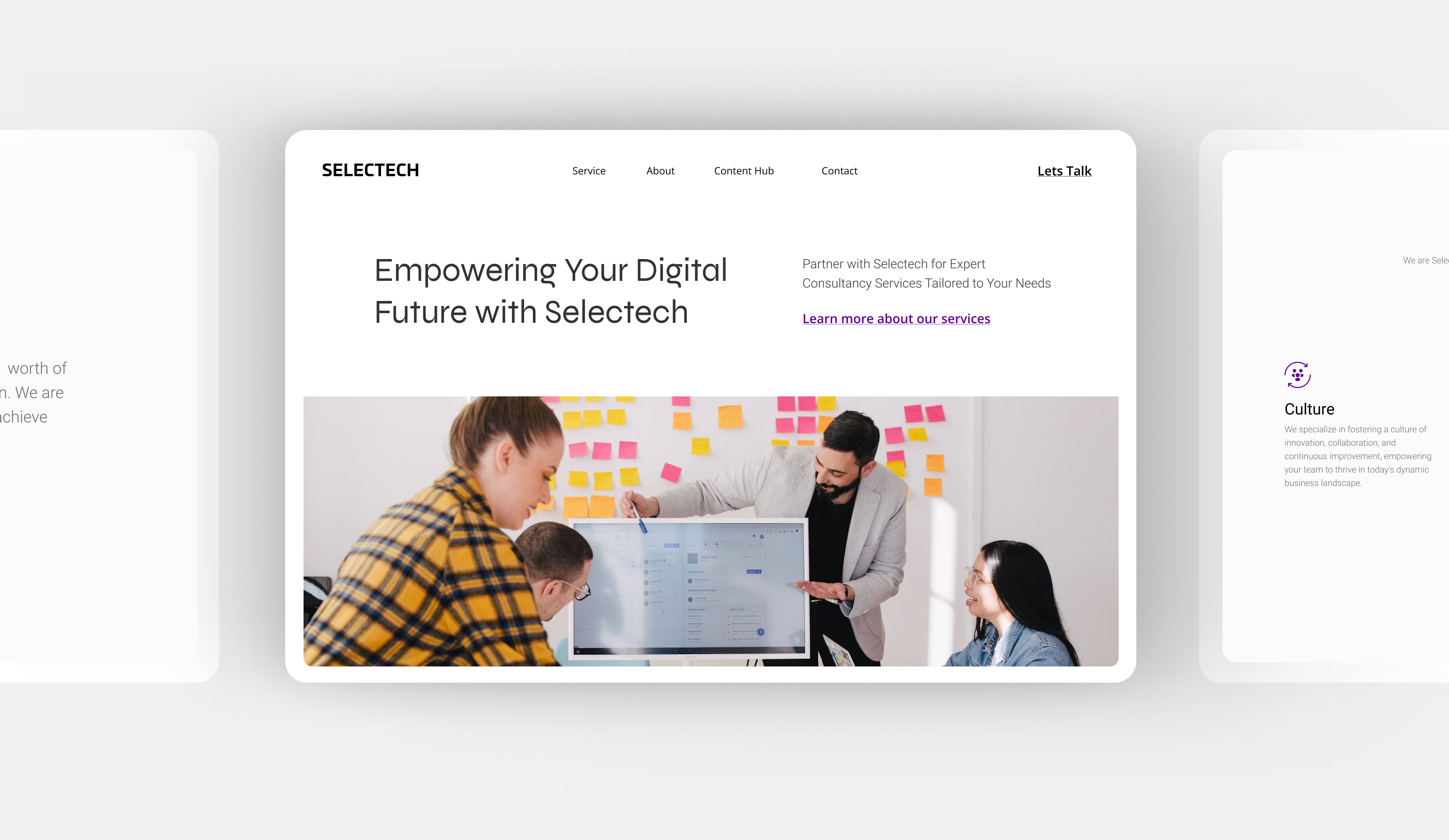 SELECTECH - Website branding business website design ui ui design uiux ux design web design web page website website design
