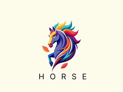 Horse Logo branding design graphic design horse horse design horse graphic horse graphic design horse logo horse logo design horse vector horse vector design horse vector logo illustration logo unicorn unicorn graphic unicorn graphic design unicorn logo unicorn logo design vector