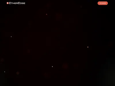 EtherEdge crypto website crypto crypto web design landing page web design webdesign website design