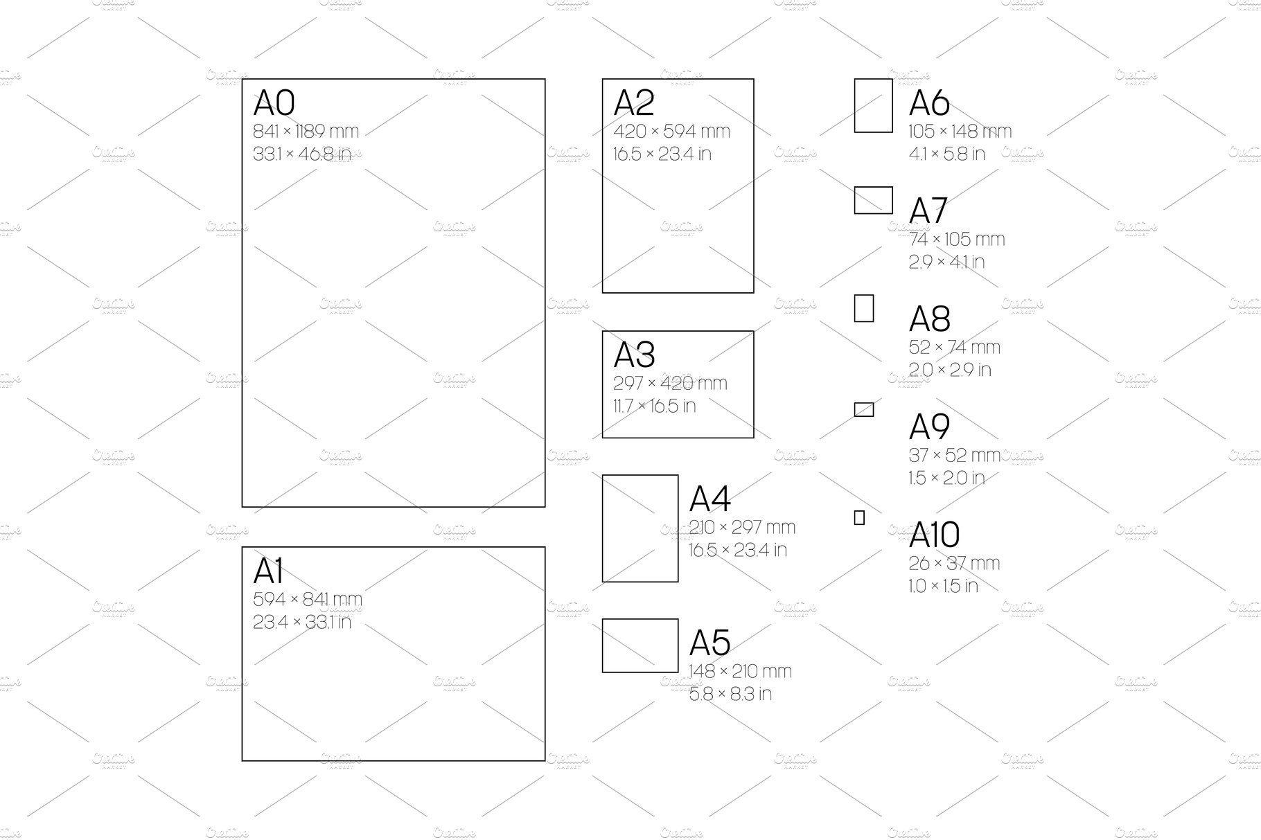 A Series Paper Sizes By Petr Pol k On Dribbble a-series-paper-sizes-by-petr-pol-k-on-dribbble