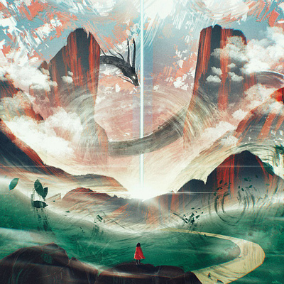 Whispers of the Ancient Skies design graphic design illustration procreate