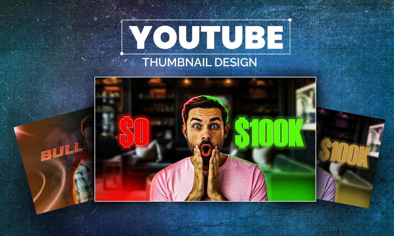 Professional YouTube Thumbnail Design by Gias Uddin on Dribbble