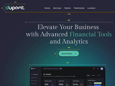 Dupont website design admin branding dark website dasboard dupont website design landing page motion graphics saas solar ui uidesign ux webdesign website
