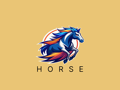 Horse Logo branding design graphic design horse horse design horse graphic horse graphic design horse logo horse logo design horse vector horse vector logo illustration logo unicorn unicorn design unicorn graphic design unicorn logo unicorn vector vector