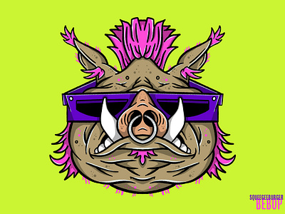 BEBOP bebop hog illustration mutant nickelodeon ninjaturtles tmnt turtles