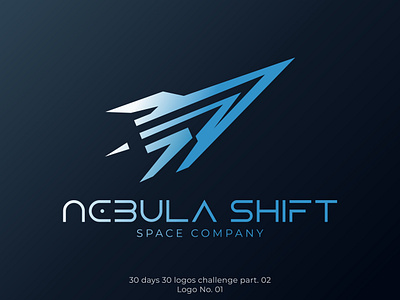 NEBULA SHIFT | SPACE COMPANY airplane airplane logo astronaut branding business corporate digital logo futuristic illustration illustrator minimal modern nasa nasa logo nebula shift pilot simple space space logo vintage