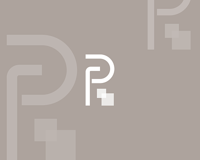 P+R design letter letter p letter r logo p icon p logo pr r icon r logo