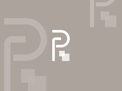 P+R design letter letter p letter r logo p icon p logo pr r icon r logo