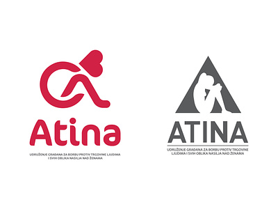 Athena NGO rebranding NEW/OLD branding design drawing icon illustration illustrator logo rebranding red vector